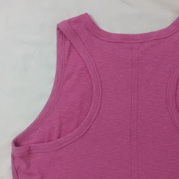 JoyLab Cropped Tank Top, Color Fiji Pink Size XL - Picture 9 of 13